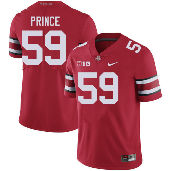 Isaiah Prince Ohio State Buckeyes Jersey College Football Uniforms-Red